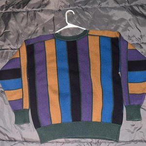 Vintage Bill Ditfort Color-block Sweater
